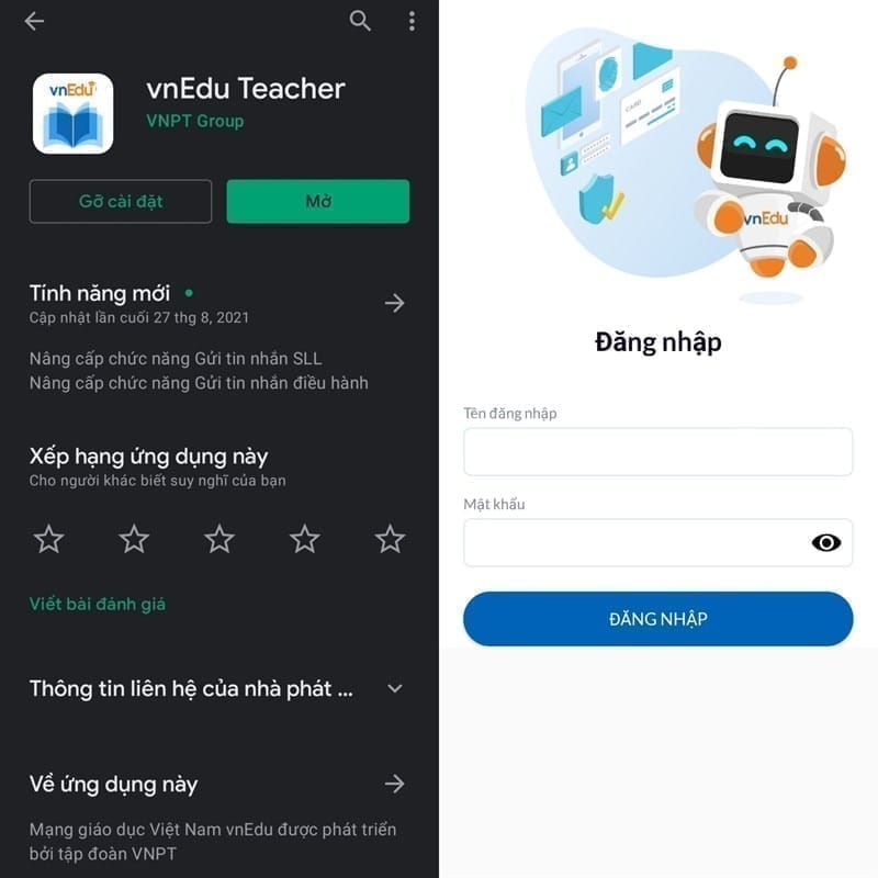 cách sử dụng VnEdu cho học sinh