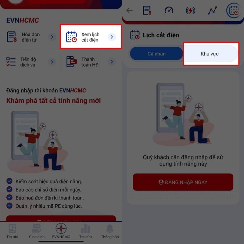 Cách tra cứu lịch cúp điện mỗi ngày trên điện thoại Cách tra cứu lịch cúp điện mỗi ngày trên điện thoại