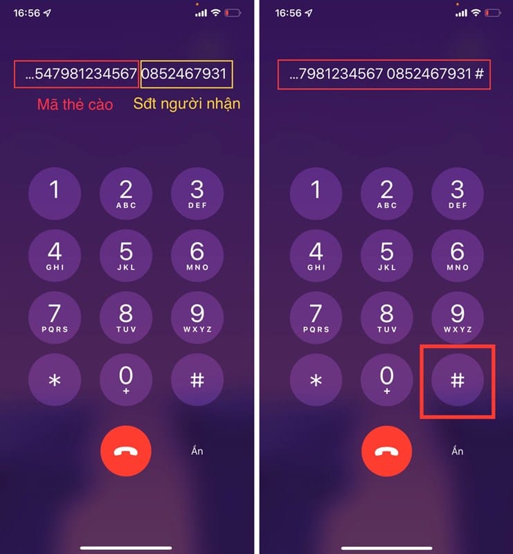 Cách nạp thẻ cho thuê bao khác Cách nạp thẻ cho thuê bao khác