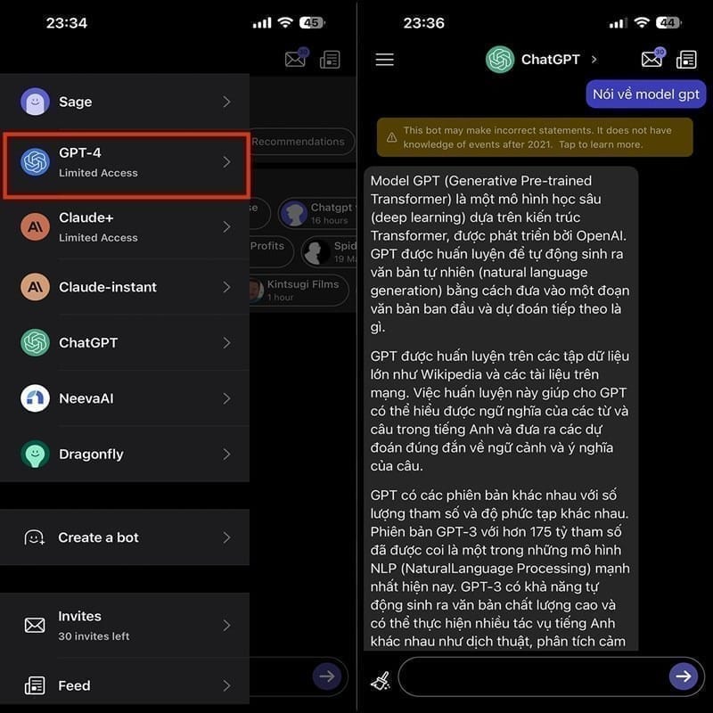 Cách sử dụng Chat GPT-4 trên iPhone Cách sử dụng Chat GPT-4 trên iPhone