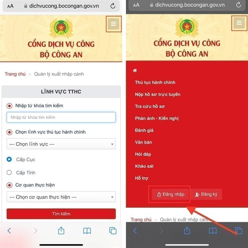 Cách làm hộ chiếu online