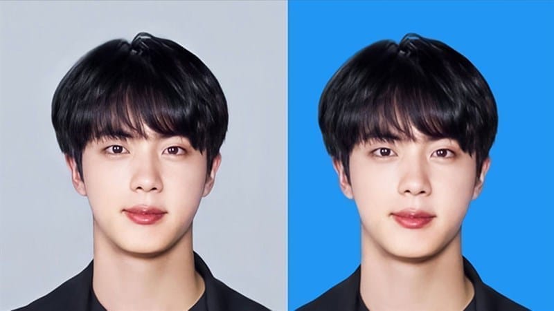 Cách chuyển ảnh sang nền xanh ảnh thẻ