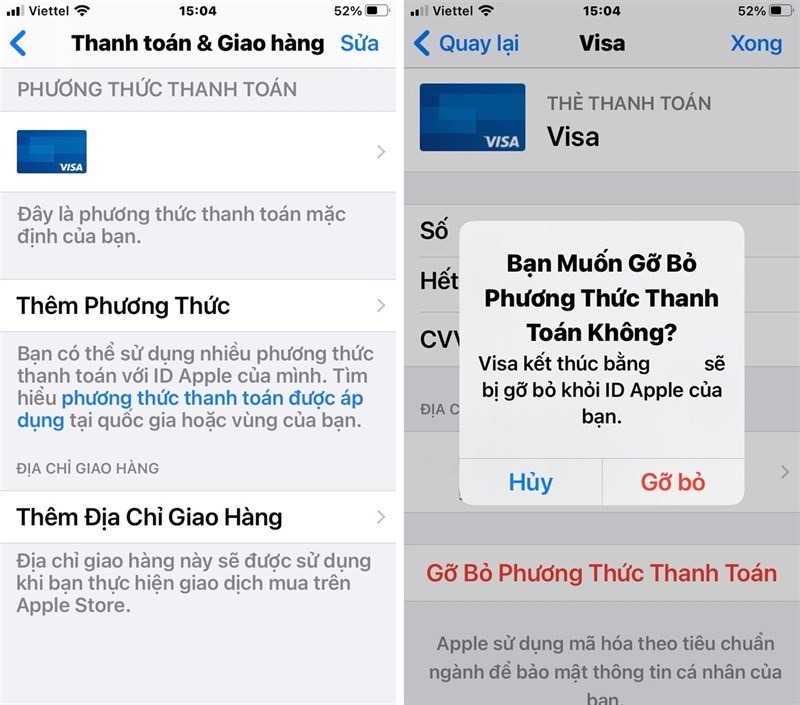 Thanh toán Apple Service Thanh toán Apple Service