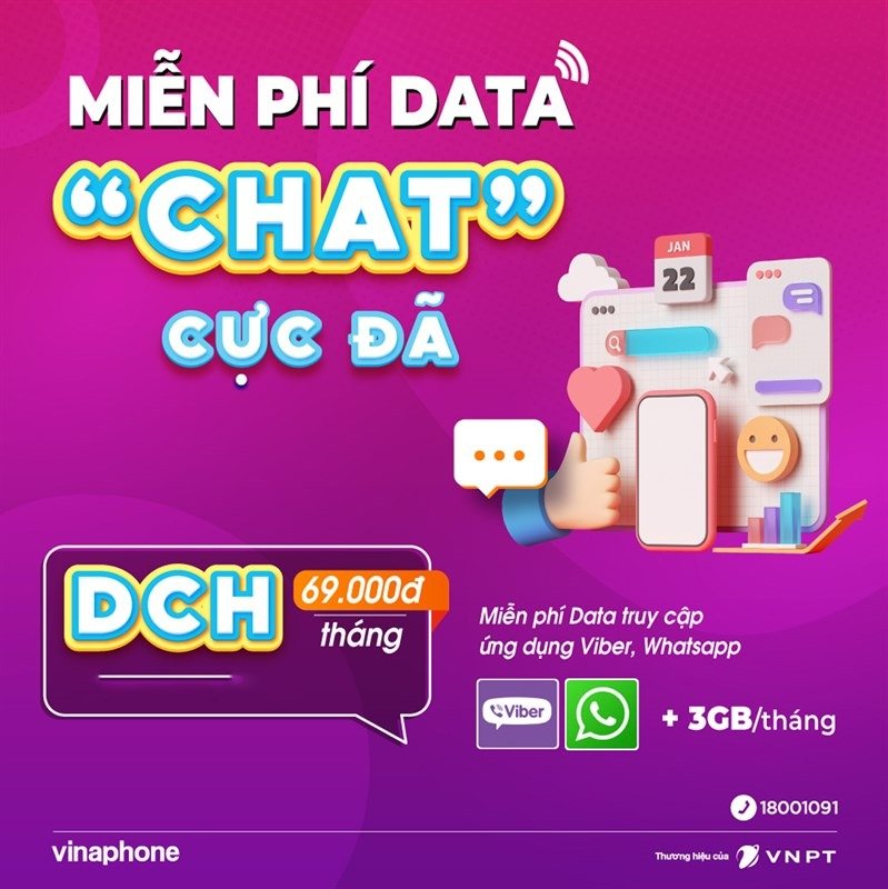 Cách đăng ký 4G VinaPhone 1, 3, 7 ngày