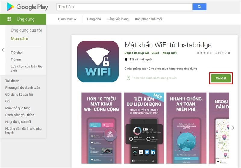 Cách xài WiFi miễn phí