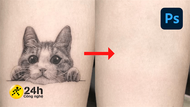 Read more about the article Cách xóa hình xăm bằng Photoshop trên máy tính