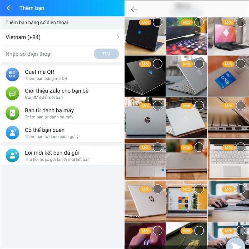 gửi ảnh độ phân cao thông qua Facebook Messenger