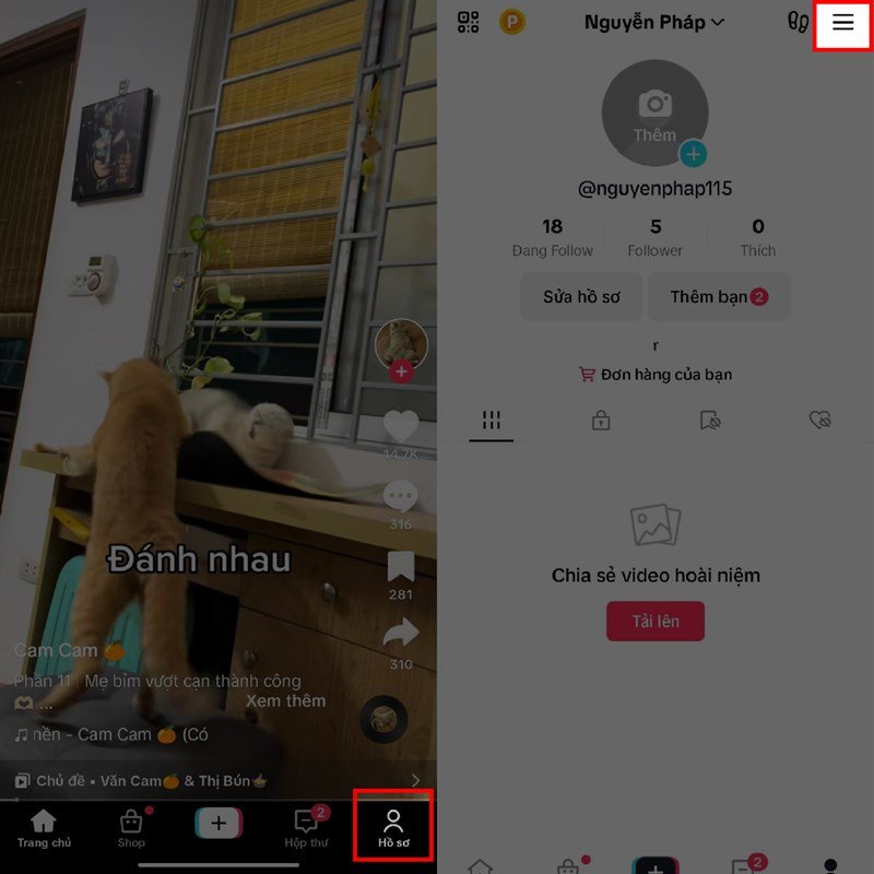 Cách tắt âm thanh khi mới mở trên TikTok
