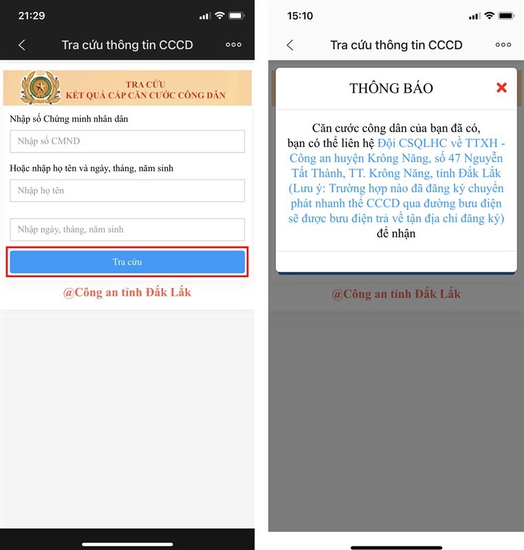 Cách kiểm tra Căn cước công dân làm xong chưa Cách kiểm tra Căn cước công dân làm xong chưa