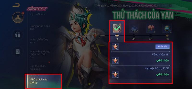 Cách nhận tướng Yan