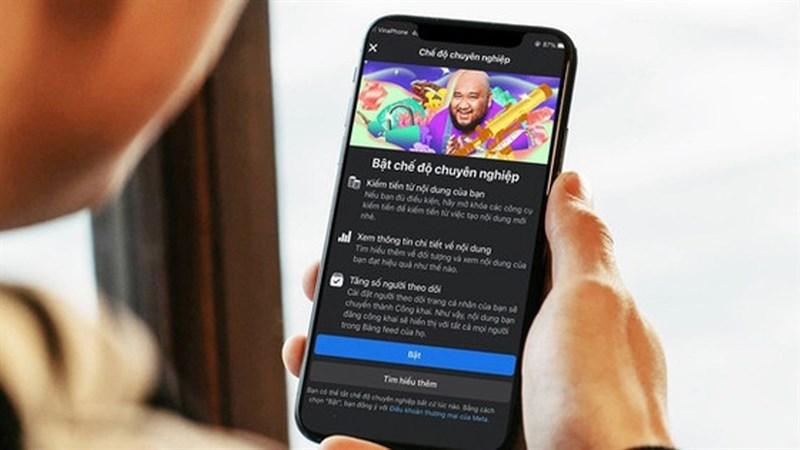 Cách bật chế độ chuyên nghiệp Facebook Cách bật chế độ chuyên nghiệp Facebook