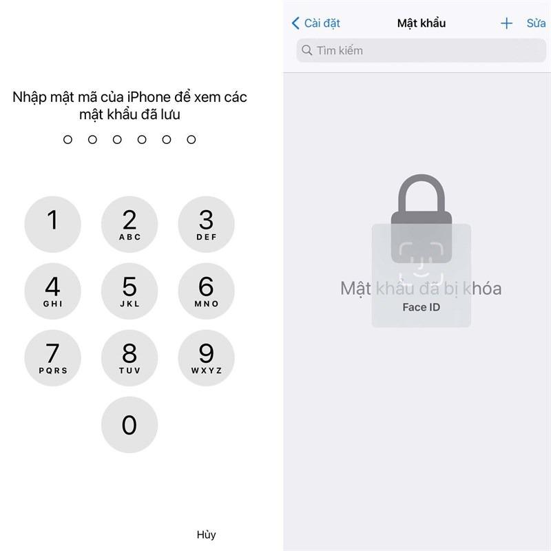 cách xem lại mật khẩu đã đăng nhập trên iPhone Cách xem lại mật khẩu đã đăng nhập trên iPhone