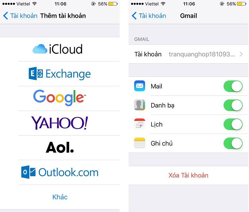 Cách chuyển danh bạ từ Android sang iOS nhanh chóng