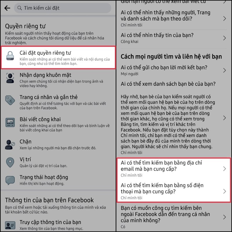 Cách ẩn tài khoản Facebook