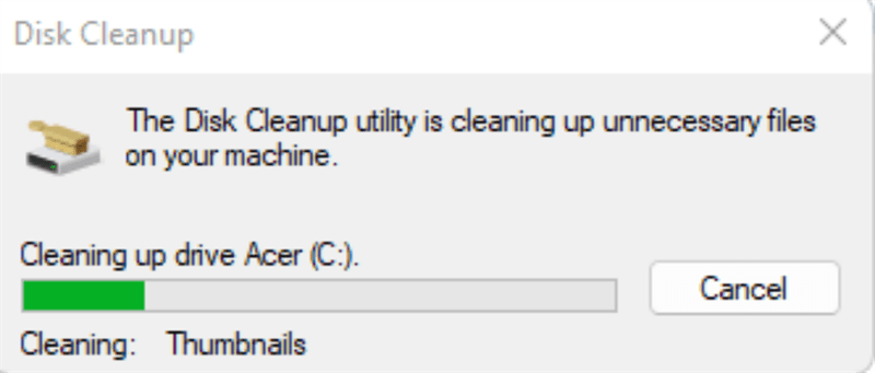 Chờ đợi quá trình xóa files dư thừa hoàn tất. Chờ đợi quá trình xóa files dư thừa hoàn tất.