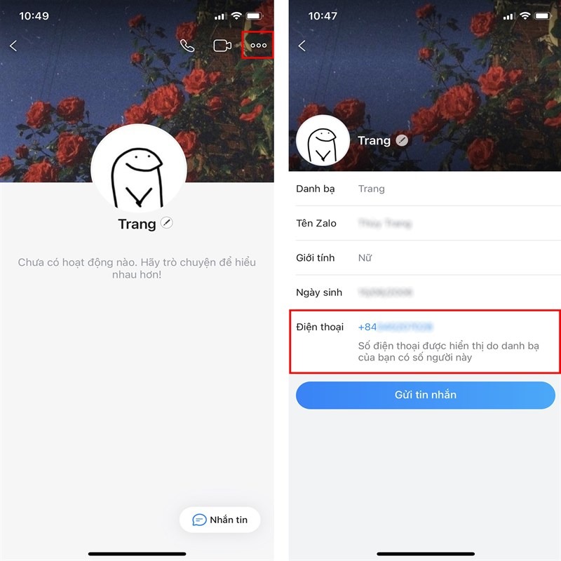 Cách tìm Facebook qua Zalo