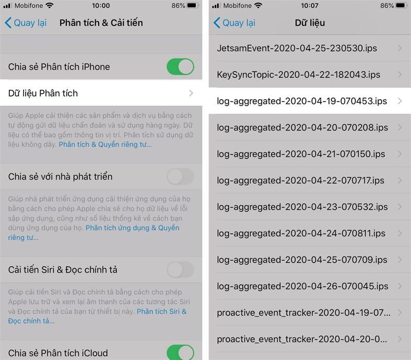 Đo chu kỳ sạc pin iPhone