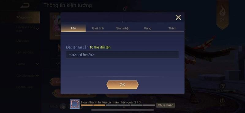  cách viết chữ xanh trong Liên Quân