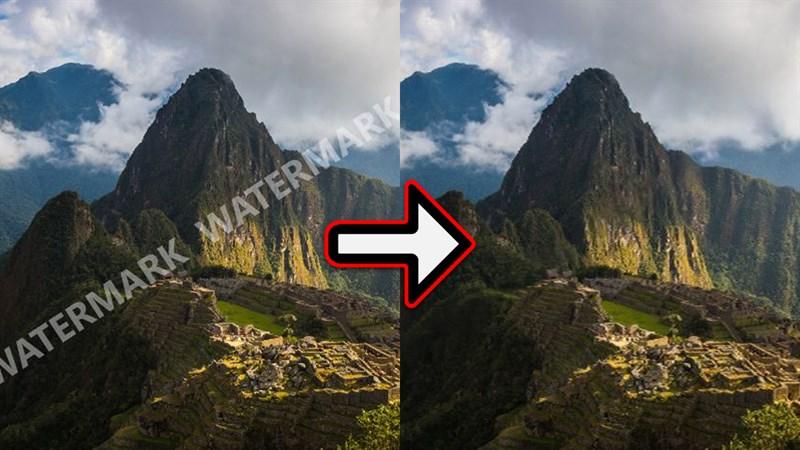 Cách xóa watermark trong ảnh Cách xóa watermark trong ảnh