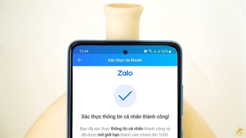 Cách xác thực tài khoản Zalo