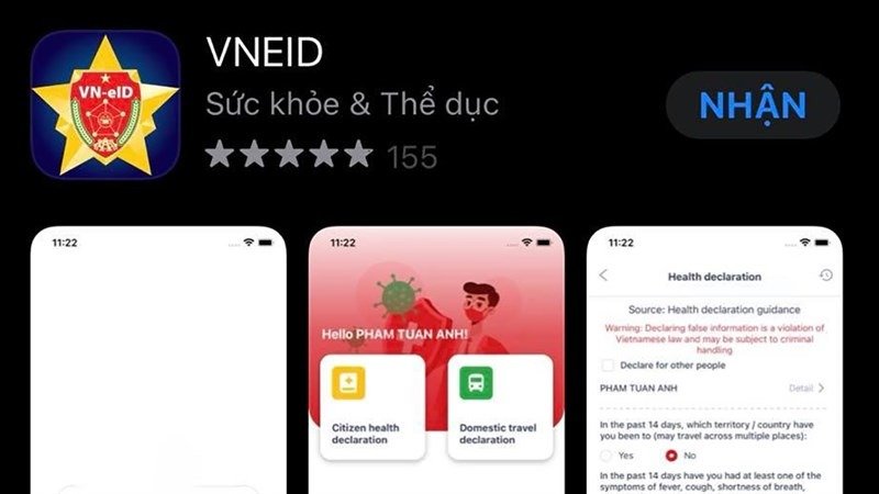 Hình ảnh ứng dụng VNEID Hình ảnh ứng dụng VNEID